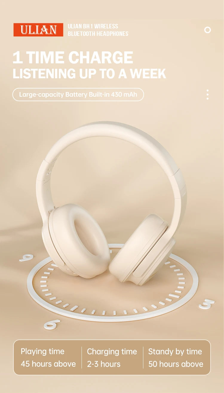 Foldable Type-C Bluetooth Headphones