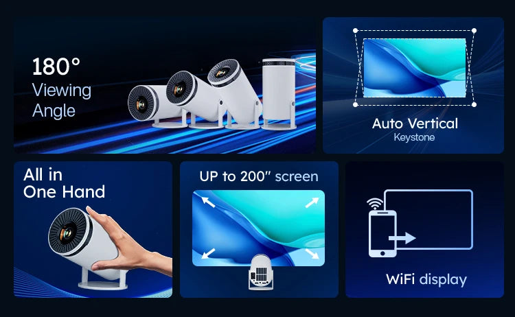 HY300 Mini Android Projector